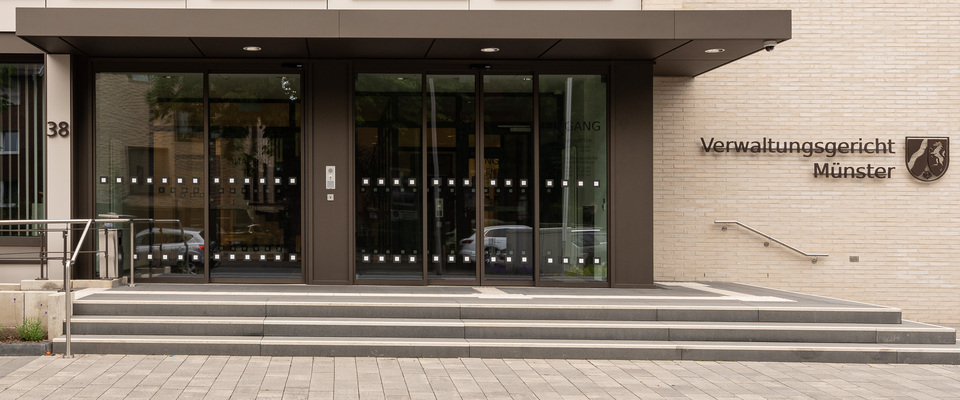 Verwaltungsgericht Münster, Eingang