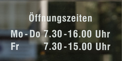 Öffnungszeiten